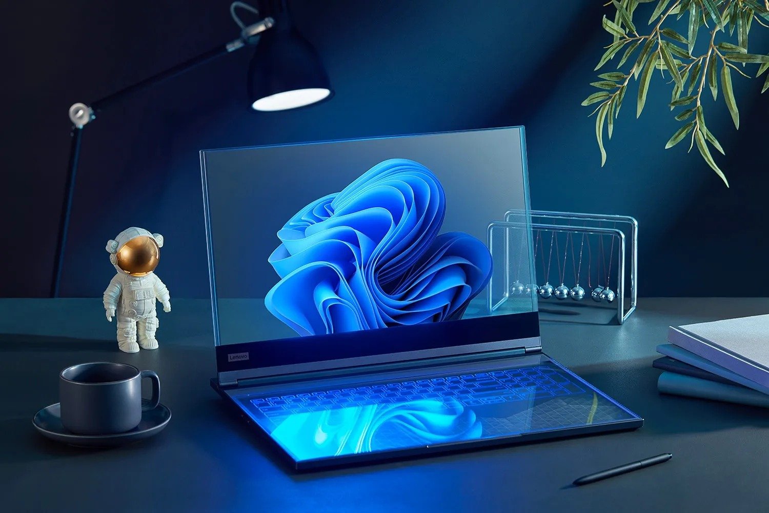 Lenovo unveils ThinkBook Transparent Display Laptop at MWC 2024